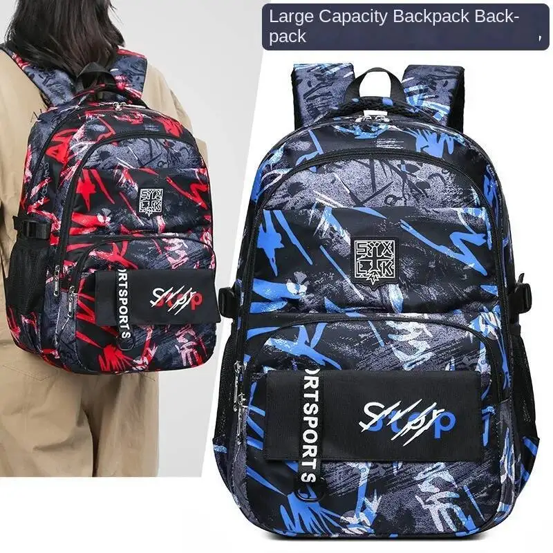 

Хорошее качество, рюкзак с камуфляжным принтом, большой вместительный повседневный рюкзак, сумка для компьютера, мужская сумка для средней и старшей школы, Лидер продаж 2025 г.