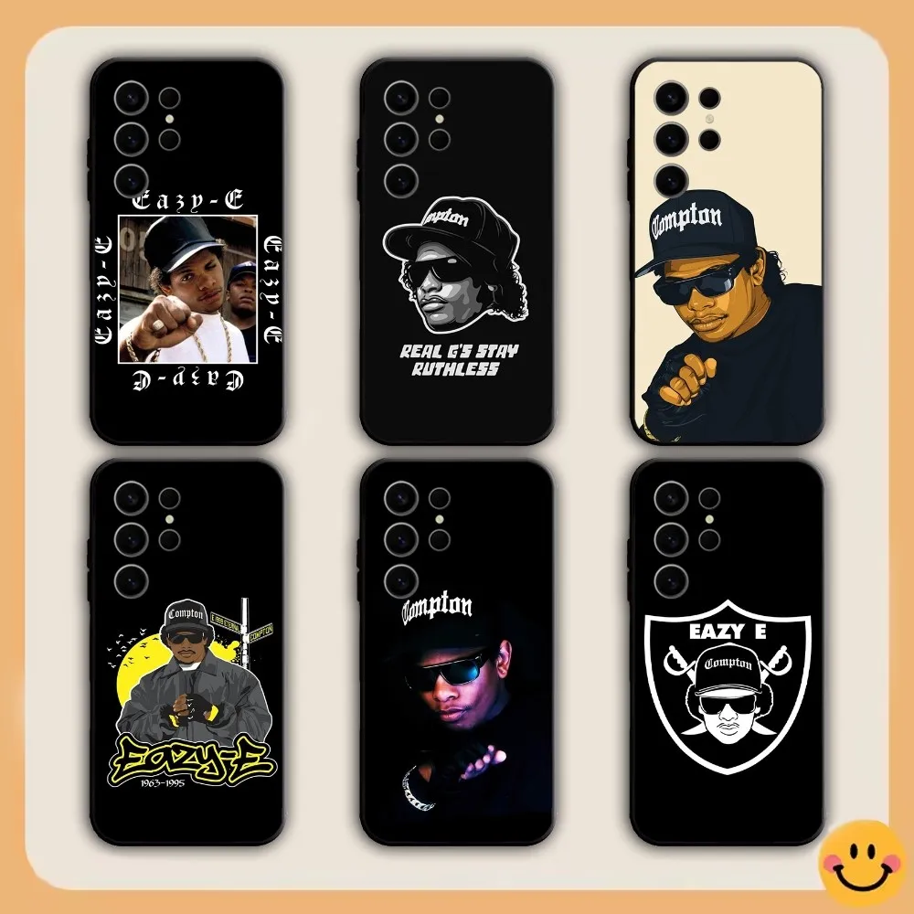 E-Eazy E Rapper Phone Case For Samsung S21,S22,S23,S24,S30,Ultra,S20,S30,Plus,S21 Fe,Note20 5G black Cover