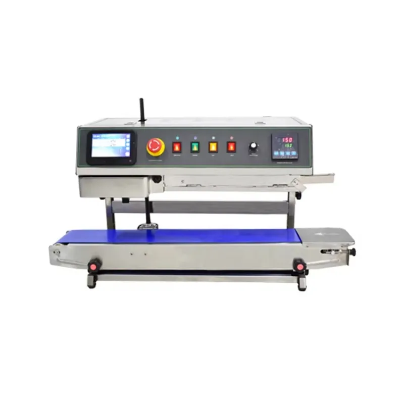 

【Brand new】FRM150E Stainless Steel Semi-Automatic Bag Sealing Packaging Machine Heavy D/uty with Printing