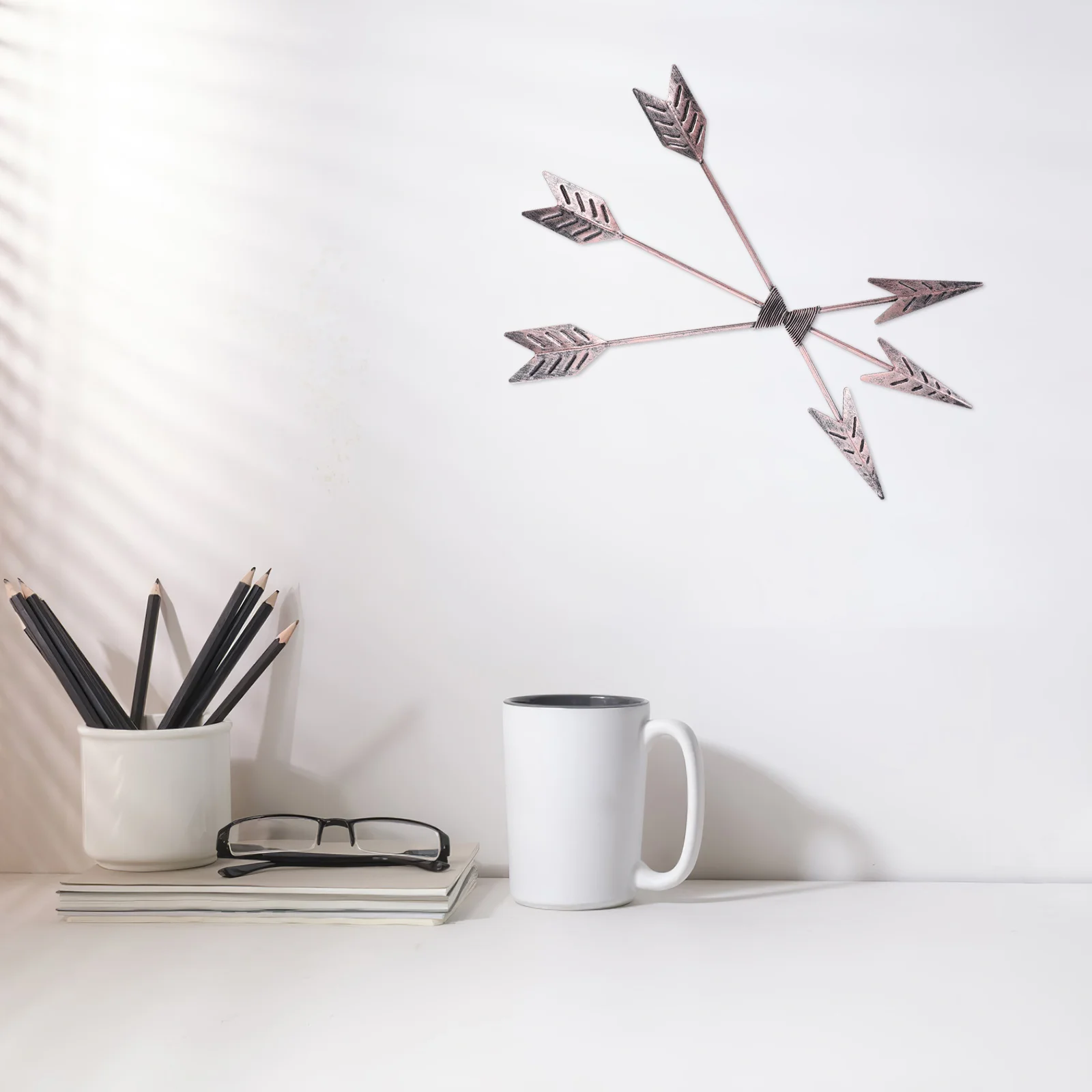 

Wrought Wall Decoration Theme Bronzed Metal Farmhouse Plaque Room Decorations