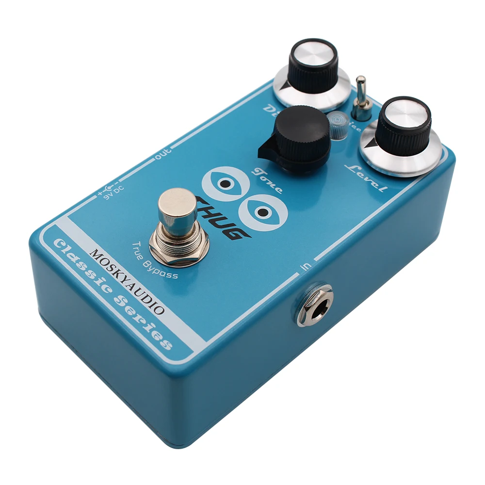 Mosky Thug High Gain Distortion Effect Pedal for Electric Guitar,3 Distortion Tone with Dist Level and Tone Control