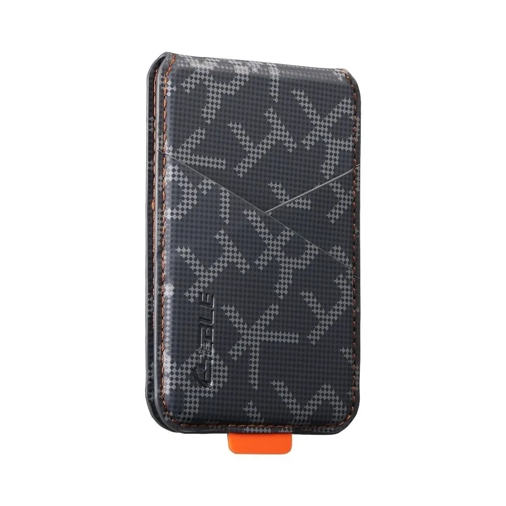 Magnet Card Holder Printed Pattern Faux Leather Magnetic Phone Wallet RFID Anti-Skimming Card Slot Design Leather Card Case