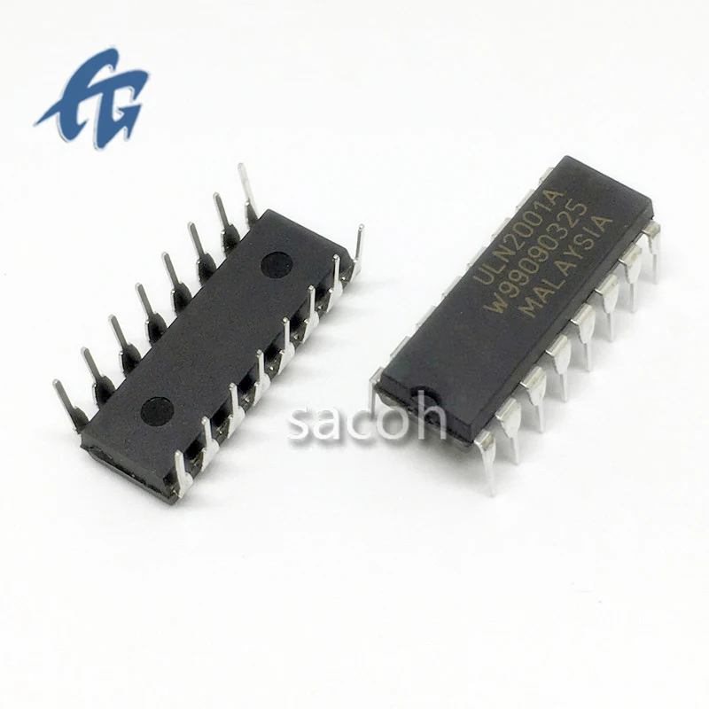 New Original 20Pcs ULN2001AN ULN2001A DIP16 High Current Crystal IC Chip Integrated Circuit Good Quality