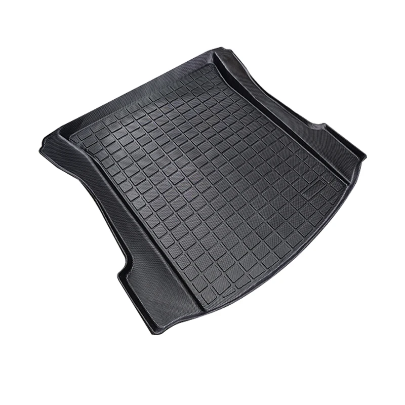 Checkered Upper Trunk Mat for Tesla 2021-2023 Model 3 – Top Layer Cargo Liner