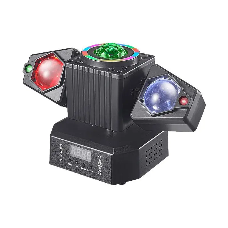 4-In-1 Effect Laser Light KTV Ambient Light Colorful Stage Light Moving Head Light Rotating Beam of Light