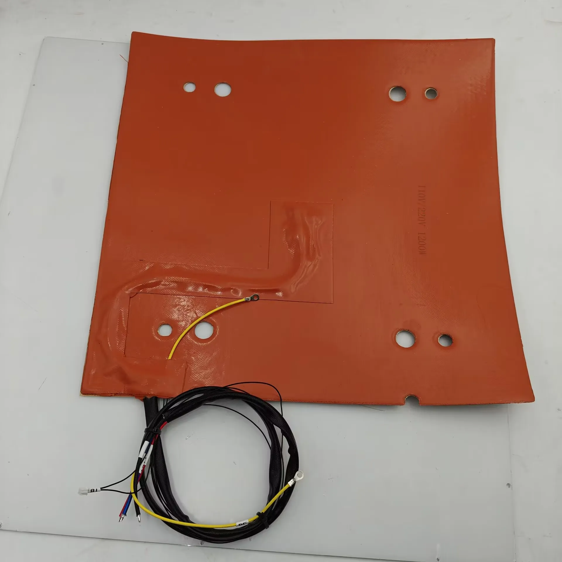 Creality Ender 5 MAX impresora 3D placa de aluminio cama de impresión calentada kit de actualización PEI para Ender5 MAX placa de cama caliente calentador de silicona