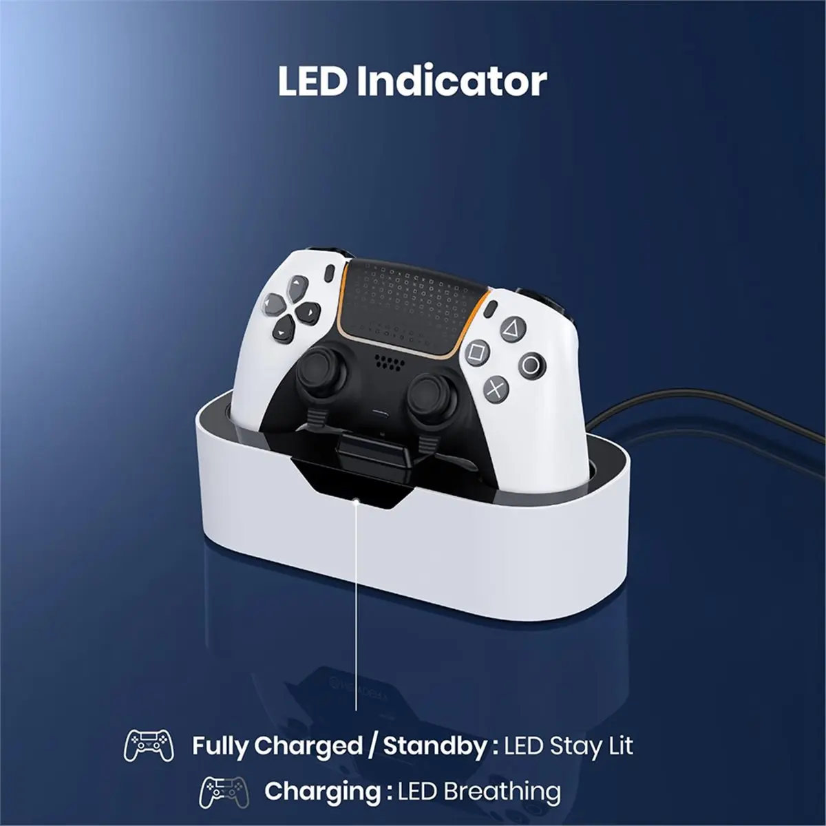 Handle Controller Charger Station Fast Single Charging Stand Dock for Edge Controller