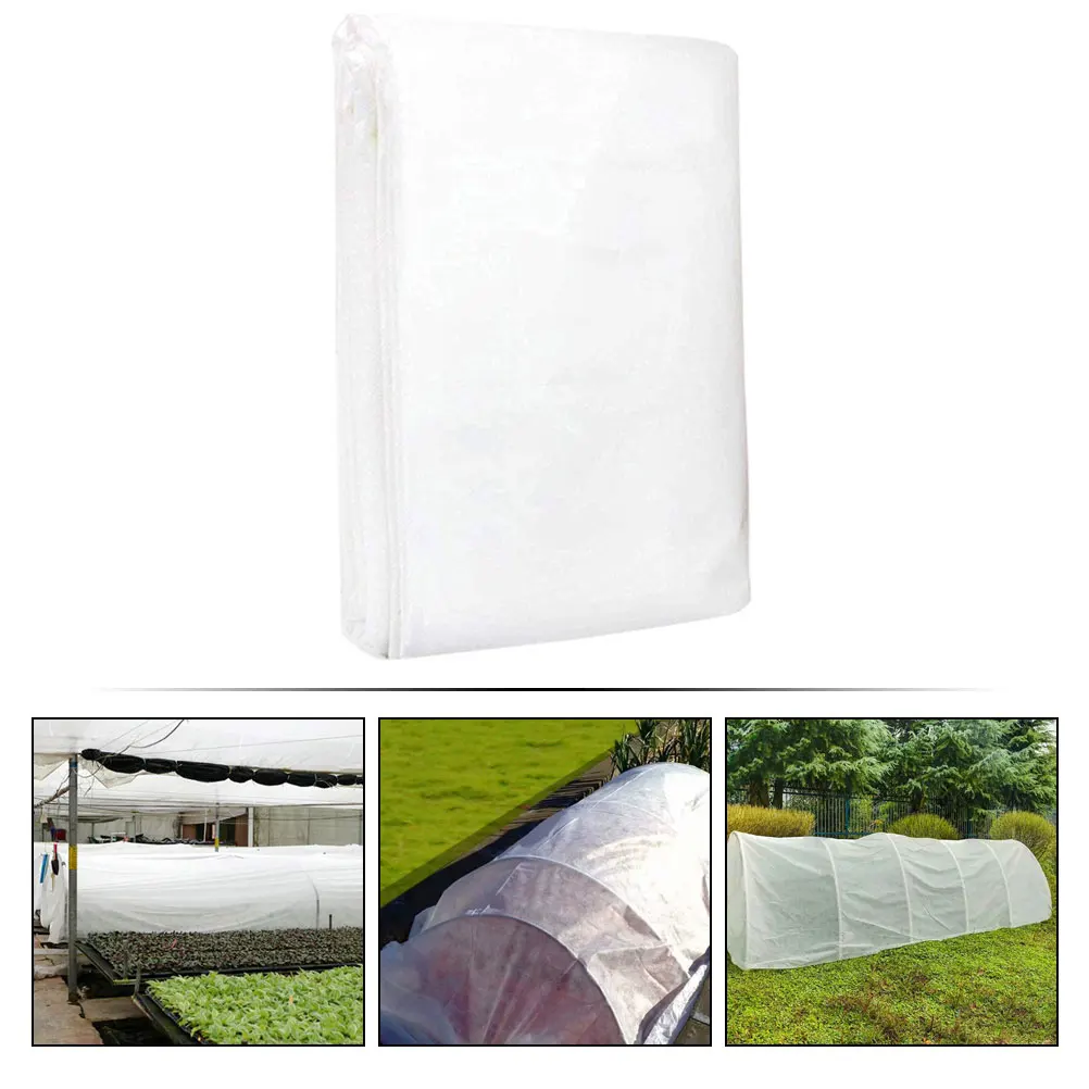 Proteção contra congelamento de plantas não tecidas, cobertura de arbusto de inverno, tecido reutilizável, protetor à prova de gelo para árvores, plantas de frutas