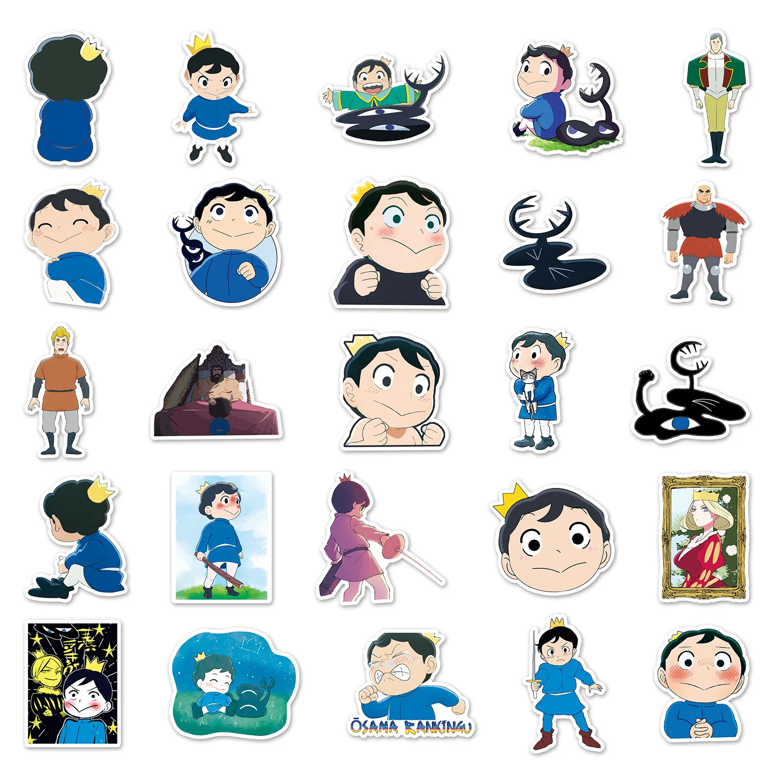 

50PCS Ranking of Kings Japanese Anime Graffiti Cartoon Stickers DIY Decorative Guitar Skateboard Waterproof Stickers Kids Toy