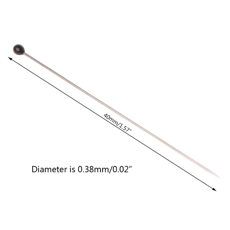 

652F 100 шт. энтомологических штифтов для образцов с безопасным хранилищем из твердого пластика для школьной лаборатории