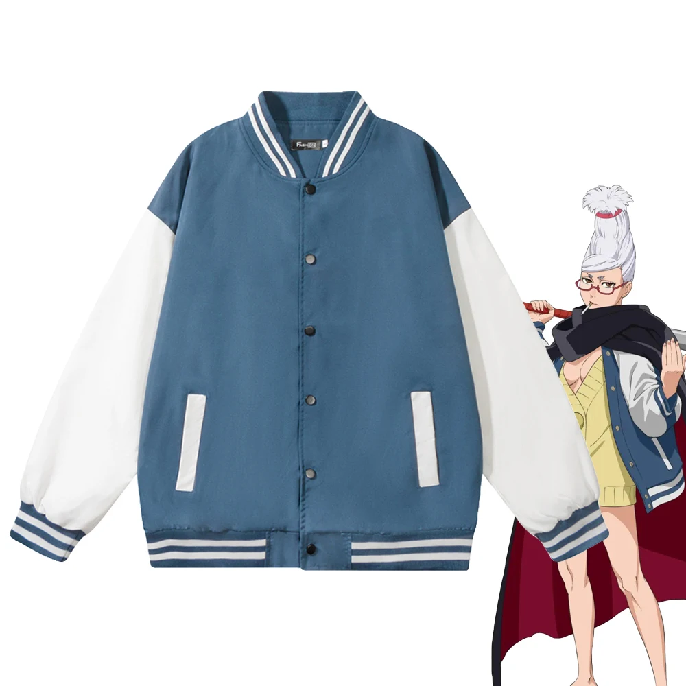 Anime dandadan seiko ayase cosplay traje unisex casaco mygo takamatsu tomori jaqueta de béisbol uniforme