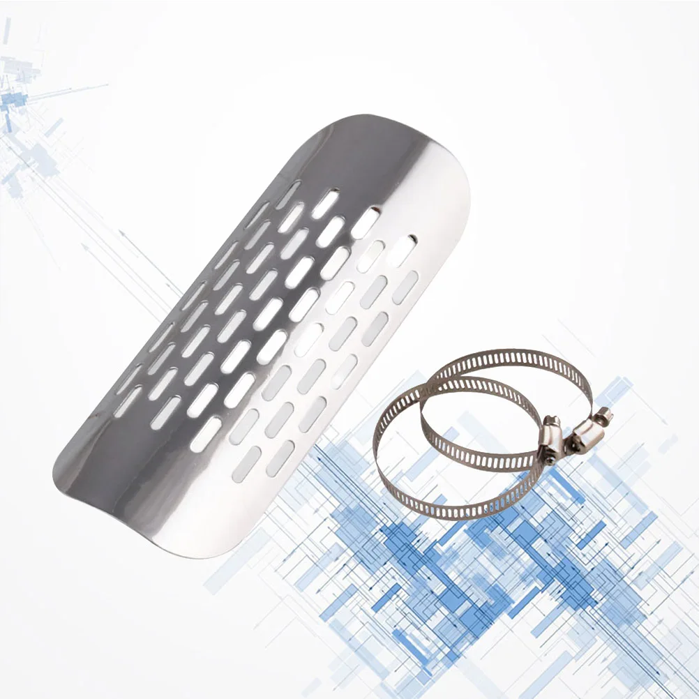 

Exhaust Heat Shield Motorcycle Heat Insulated Cover 1 7/8 To 2 3/4 Inch Fit Downpipe Wrap Hollowed Insulation