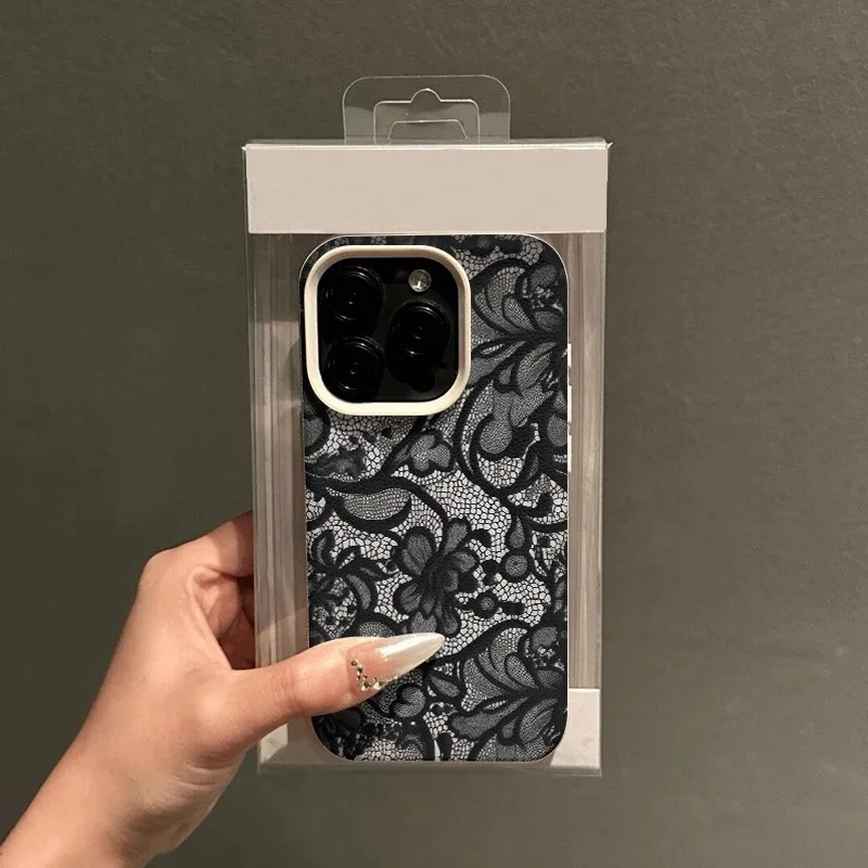 Frame Leather Texture Case For Samsung A05S A06 A07 A15 A16 A17 A34 A35 A53 A54 A55 S23 S24 FE S25 S26 Ultra A26 A36 A56 Cover