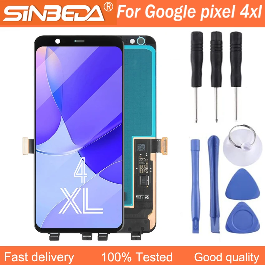 

For Google Pixel 4XL Display Touch Screen Digitizer Assembly 4 XL LCD With Frame For Pixel XL4 Screen Replacement Parts 6.3 Quot