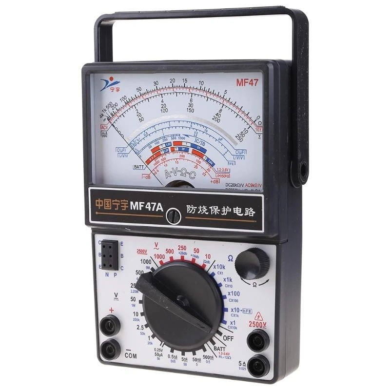 E06B Amperemeter Meter Multimeter ความแม่นยำสูงเครื่องจักรกลไนแอมป์มิเตอร์