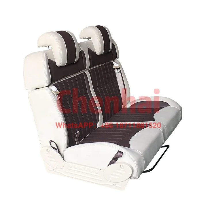 

Customize Custom Foldable Leather/Fabric RV Bed Seat With 3-Point Safety Belt For Vito-Waterproof Luxury Caravan Conversion