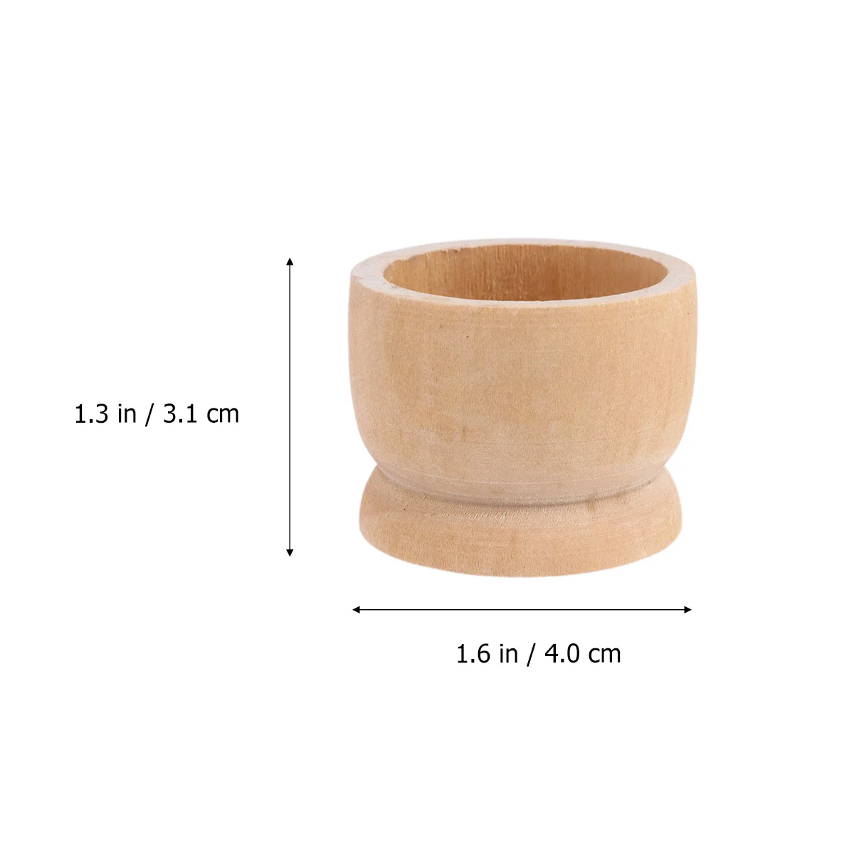 

12Pcs DIY Wooden Egg Holder Kit Natural Unpainted Cups for Personalized Easter Decor Coloring Art Project Kids Activity Kitchen