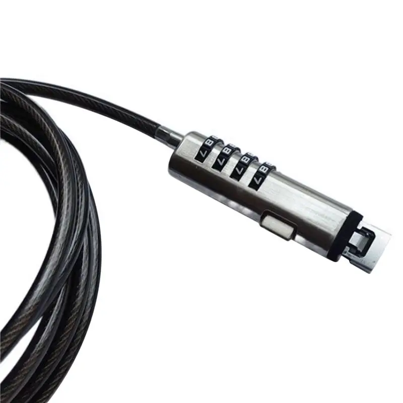 قفل مضاد للسرقة بكلمة مرور USB 5X، يستخدم لوظيفة مكافحة السرقة على الكمبيوتر المحمول والكمبيوتر اللوحي وجهاز العرض والتلفزيون #5