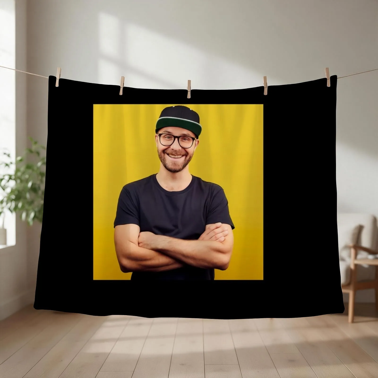 Mark Forster Style Classic Throw Blanket couch cozy soft plush fuzzy picnic outdoor blanket