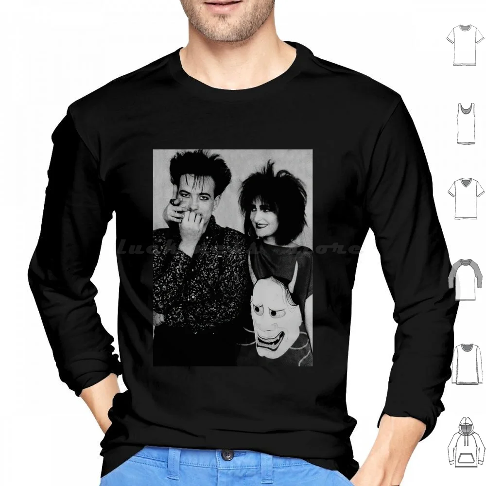 

Robert Smith And Siouxsie Sioux Music Толстовки с длинным рукавом Siouxsie Siouxsie And The Banshees Siouxsie Sioux The