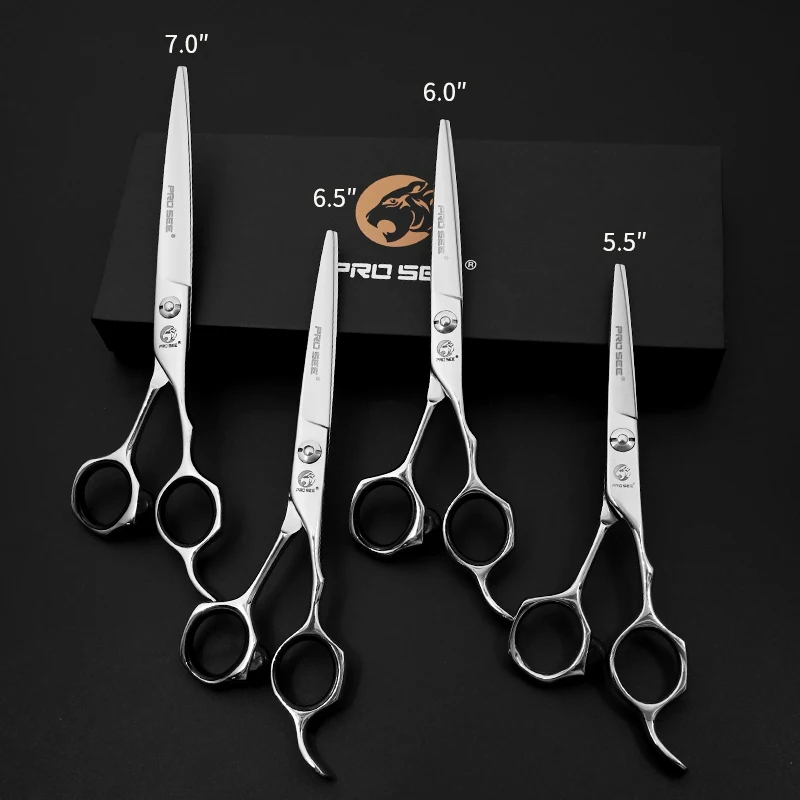 PROSEE VG10 Steel Professional Hair Cutting Scissors Right Hand Ergonomic Hair Shears Direct Factory Supply Barber Salon Hairdre