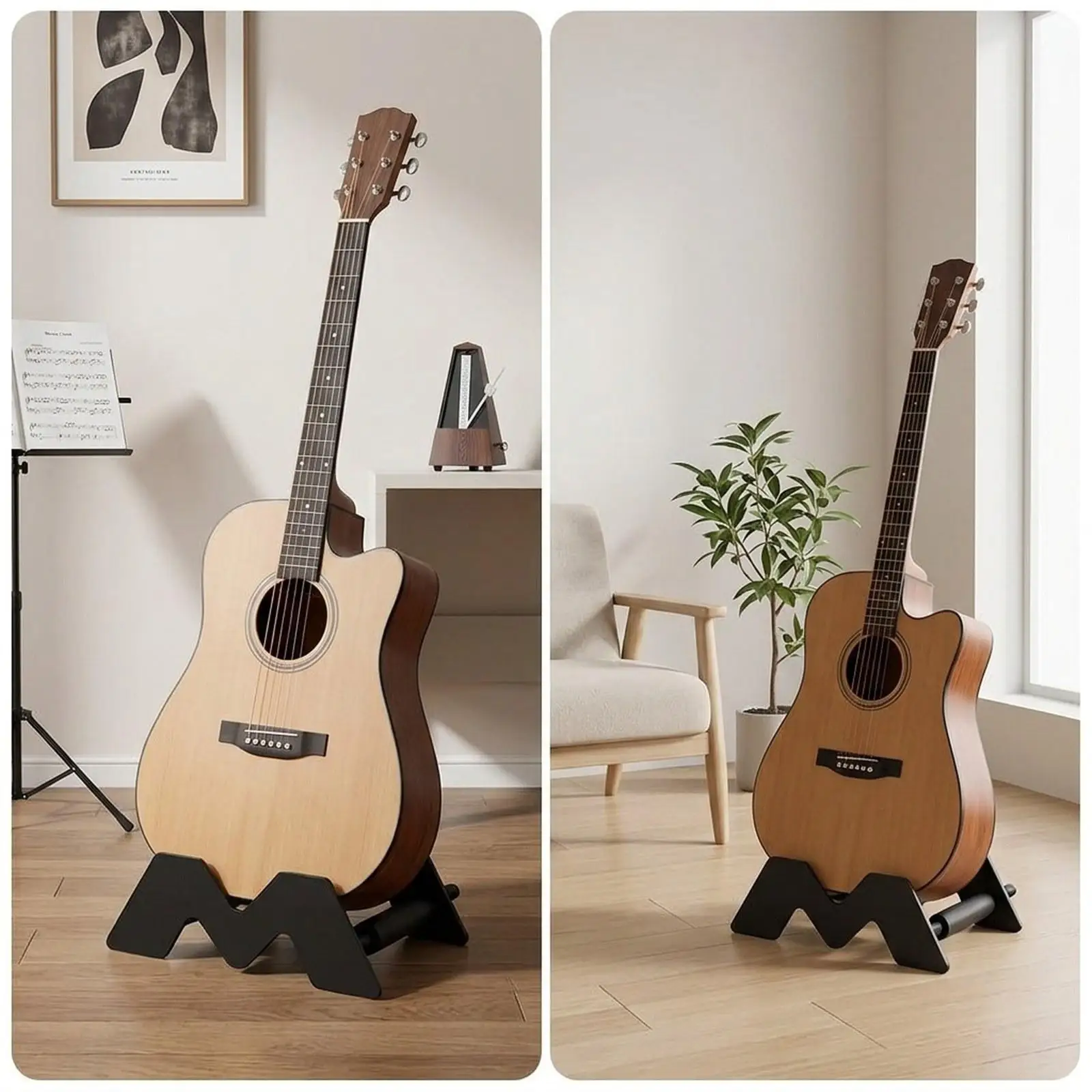 

Guitar Stand Anti Slip Lightweight Space Saving Guitar Stand Floor Adjustable Guitar Rack