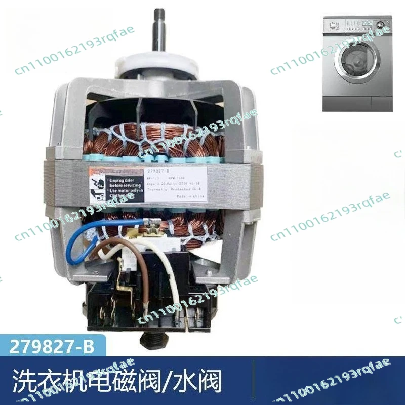 279827-B Clothes Dryer Spare Parts, Electric Motor Replacement Motor for Tumble Dryer Laundry Drying Machine Accessories