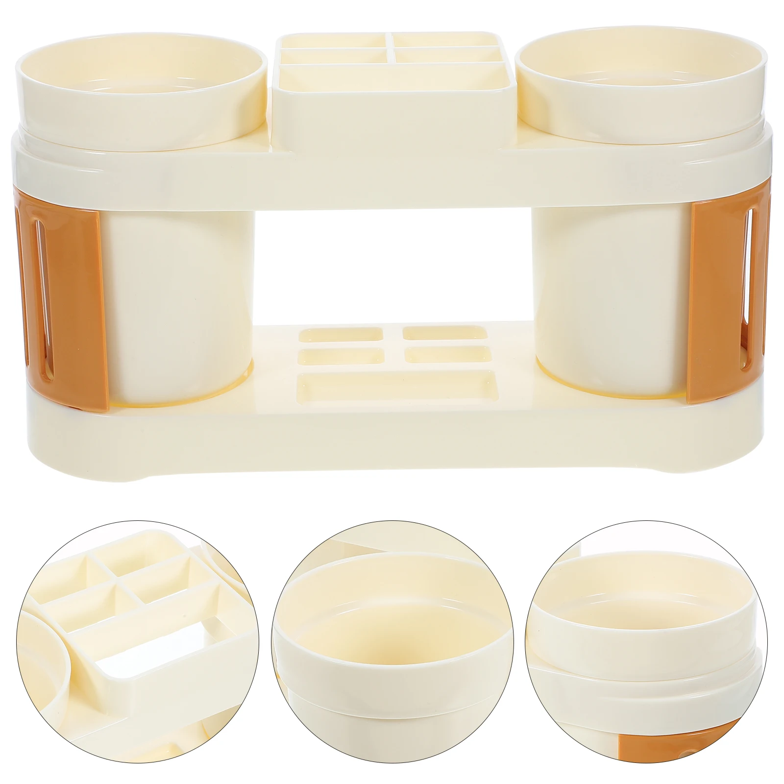 

Toiletries Storage Rack Toothbrush Holder Oral Tray Holders Pp Bathroom Organizers Travel