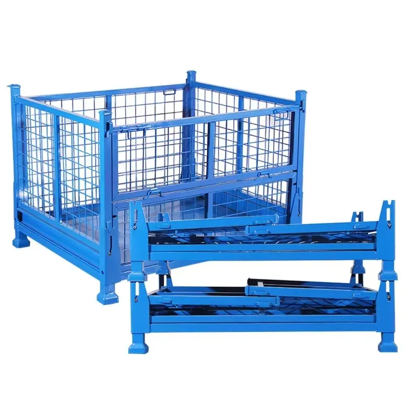 Heavy Duty Galvanized Steel Wire Mesh Storage Cage Container for Gas Cylinder Wine Bottle Safety