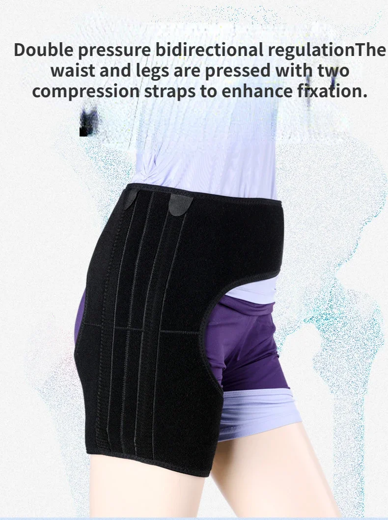 Medical Hip Dislocation Fixation Band Adjustable Postoperative Injury Rehabilitation Orthosis Stabiliser Corrector Support Brace