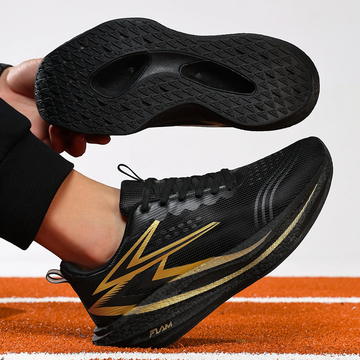 

Running Shoes Speciality Marathon Men Sports Breathable Lightweight Carbon Board Women's Comfortable Athletic Nonskid Sneakers