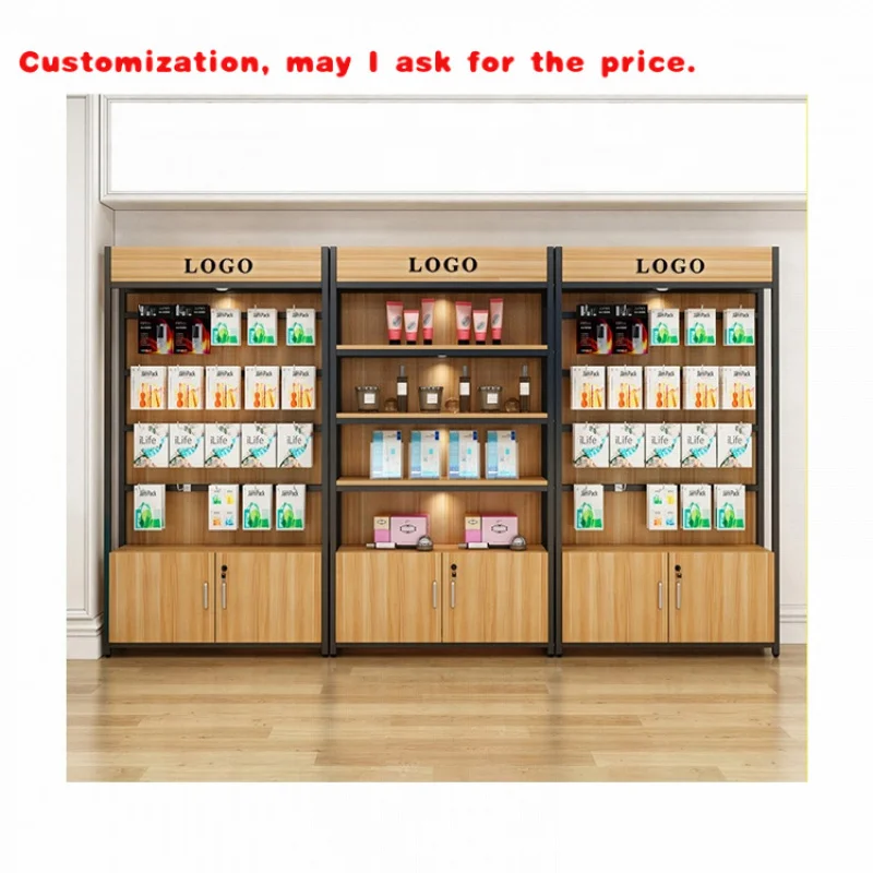 

custom.Product Display Shelves and Racks Grocery Store Supermarket Convenience Store with Customized Cosmetics Shelves