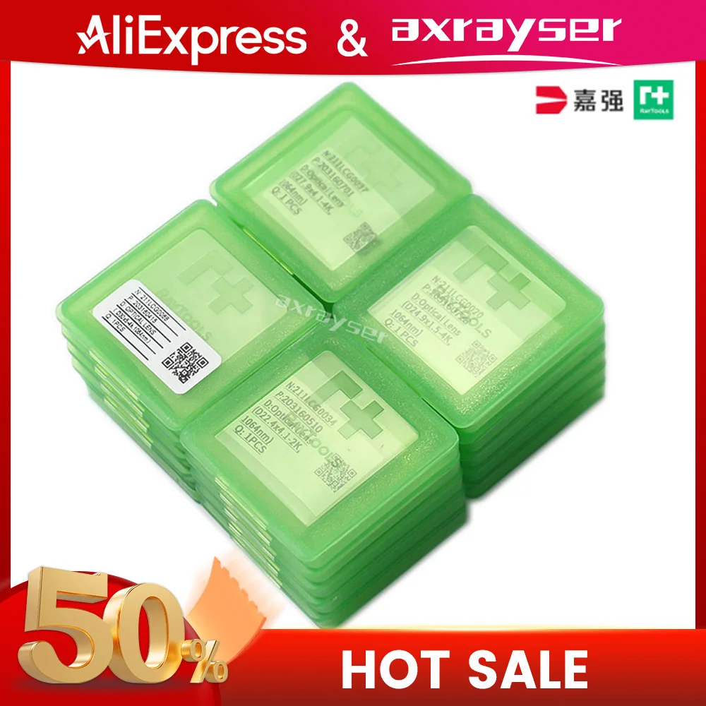 

Raytools Original Laser Protective Windows Lens 27.9x4.1 37x7 Optical Protection Fused Silica for Fiber Cutting Machine Parts