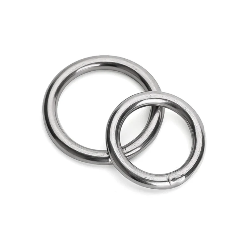 M3 M4 M5 الثقيلة ملحومة حلقات مستديرة الملحومة الصلبة يا الدائري 304 الفولاذ المقاوم للصدأ لقارب أرجوحة اليوغا حلقة معلقة #4