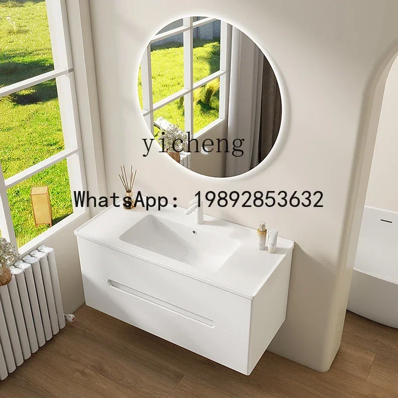 

Шкаф для ванной комнаты A1, керамическая встроенная раковина, современный простой шкаф для умывальника, комбинированный умывальник, унитаз