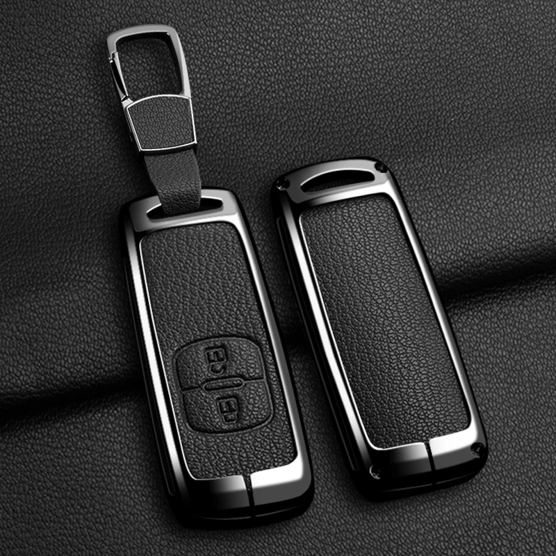 

Zinc Alloy Leather Car Remote Key Case Fob For Mazda 2 3 5 6 BL BM GJ Atenza Axela Demio CX-3 CX3 CX-5 CX5 CX7 CX-9 CX8 Keychain