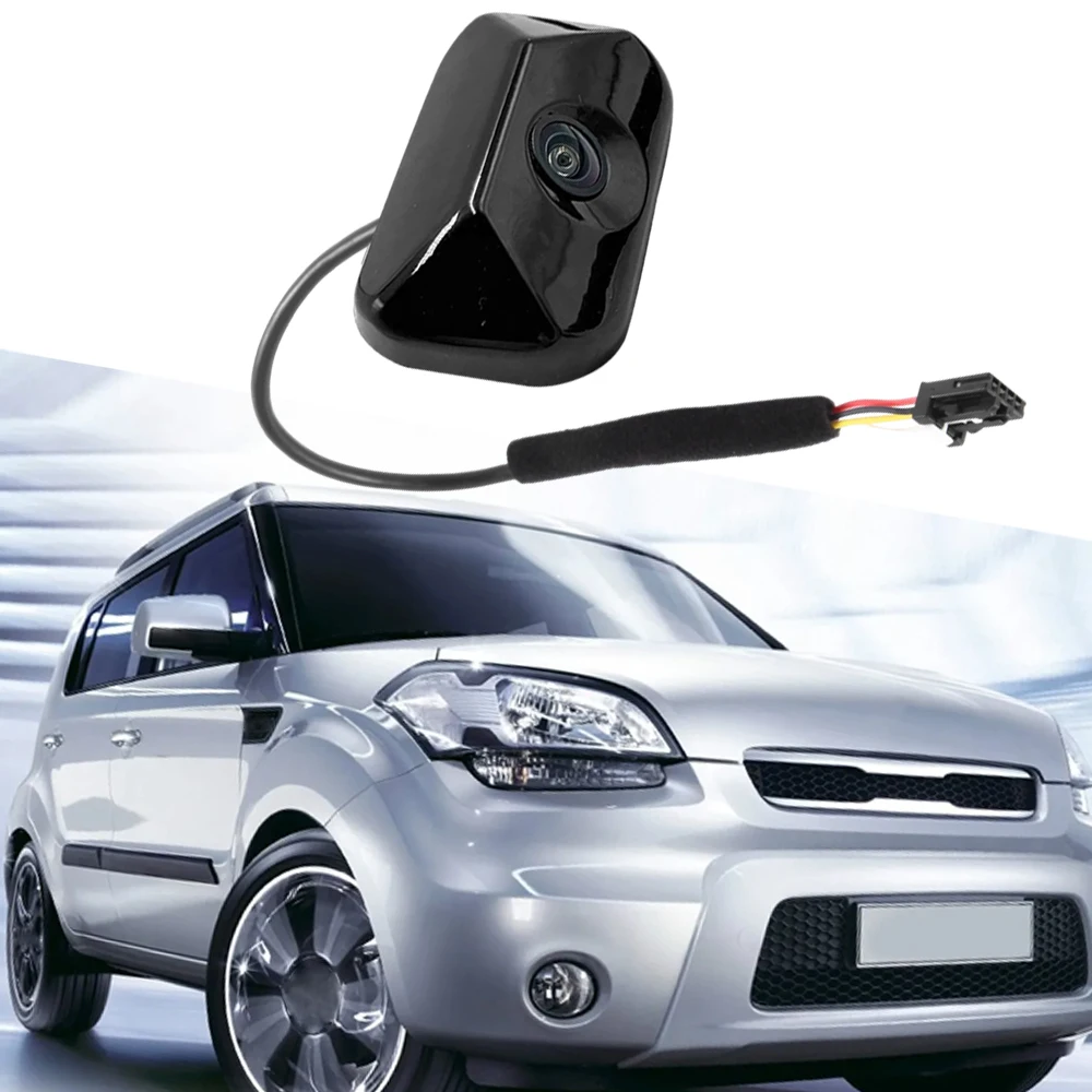 Black Car Rear View Backup Parking Camera Fit for Kia Soul 2012-2013 ABS 95760-2K100, 95760-2K100-I7 95760-2K101