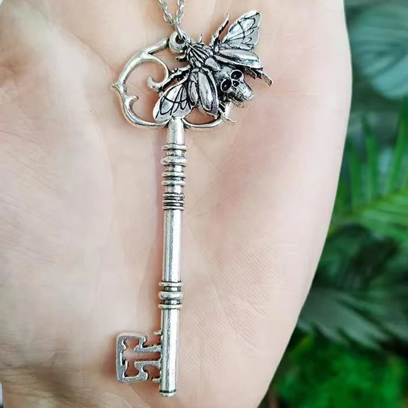 Moth Key Necklace, … - image