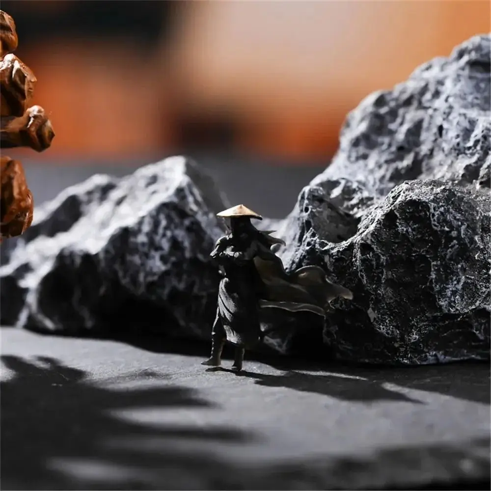 Cool Chinese Kung Fu Swordsman Figure 1:64 Sand Table Layout Mini Landscape Supplies Desk Decoration Fairy Garden Miniatures