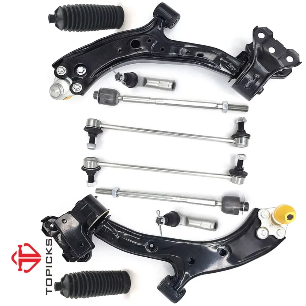 

TOPICKSAP 10 PC Kit Front Lower Control Arms Ball Joints Tie Rod End LH RH for Honda CR-V 2007 2008 2009 2010 2011