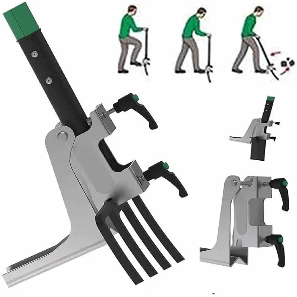 Efficient Design Foot-Operated Weed Puller Easy Root Removal Foot-Press Mechanism Step-on Weed Removal Aid Organic Gardening