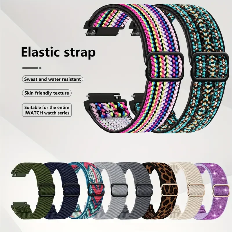 NEW Elastic Nylon strap For Amazfit GTS 4/3/2/Mini/GTR 4/3/3 Pro/2/2e Sport 20mm/22mm Bracelet for Amazfit bip 6-5-3/u/pro band