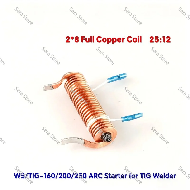 WS / TIG-160/200/250 Argon Arc Welder Covers 2 * 8 All copper coil high frequency coupling coil25：12