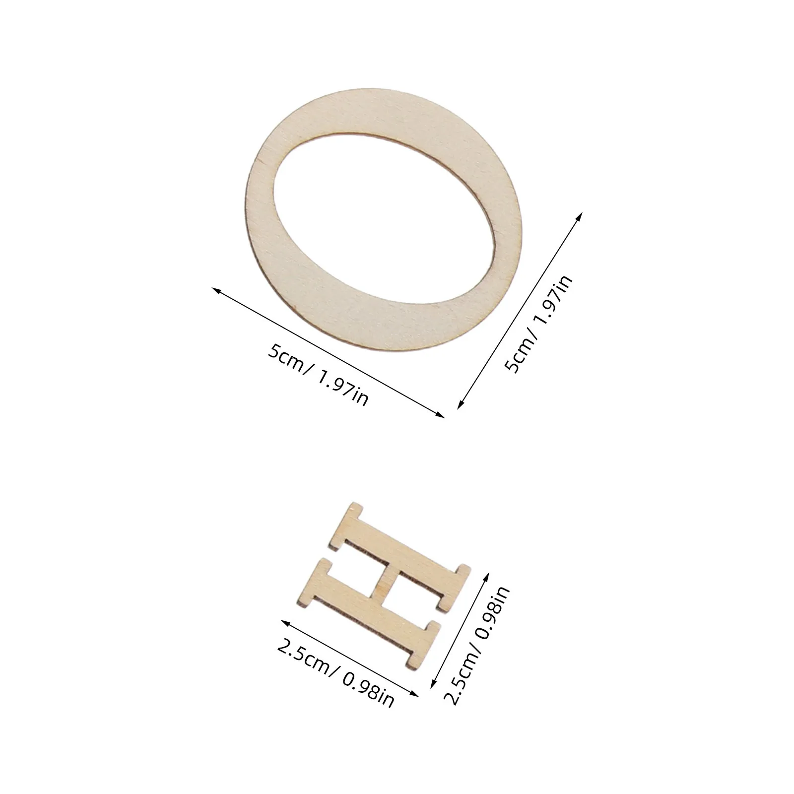 96 قطعة الحروف اليونانية الخشبية الأبجدية البلاط السلس قطع مصقولة يدويا للأطفال DIY بها بنفسك جدار ديكور المشاريع الحرفية الأنشطة المدرسية المنزلية #6