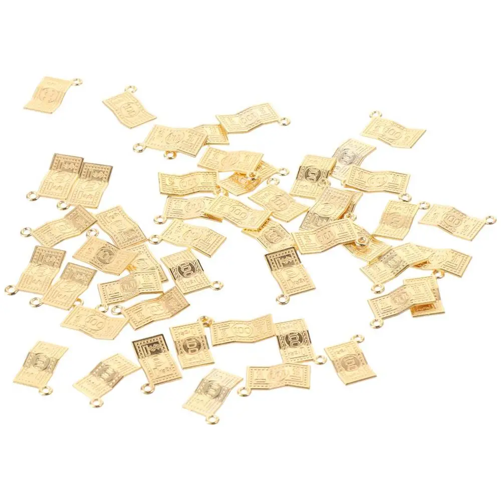 سبيكة ذهبية ، سحر فاتورة الدولار الأمريكي ، دلايات المال ، صناعة المجوهرات التي تصنعها بنفسك ، إكسسوارات الأساور والقلادات ، #3