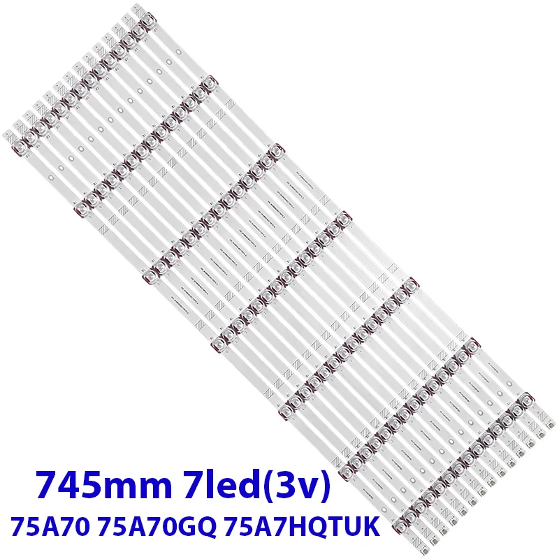 

14 шт. светодиодные ленты JL D75071330 003BS M V03 для 75A70 75A70GQ 75A7HQTUK 75A7GQ 75A7GQTUK HD750Y3U71 T0L2 S0 GM ROH T0 TO TOL2