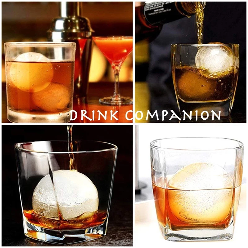 New Ice Mould Ice Ball Maker Ice Box For Ice Shape Whiskey Cocktail Use Sphere Round Ball DIY Home Bar Party Ice Cube Tray Tools