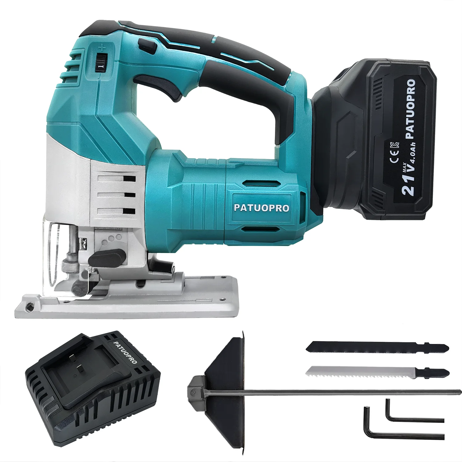 21V Brushless Cordless Jig Saw Electric Jigsaw 6 Speed 4 Position Orbital Setting fit Makita 18v Battery