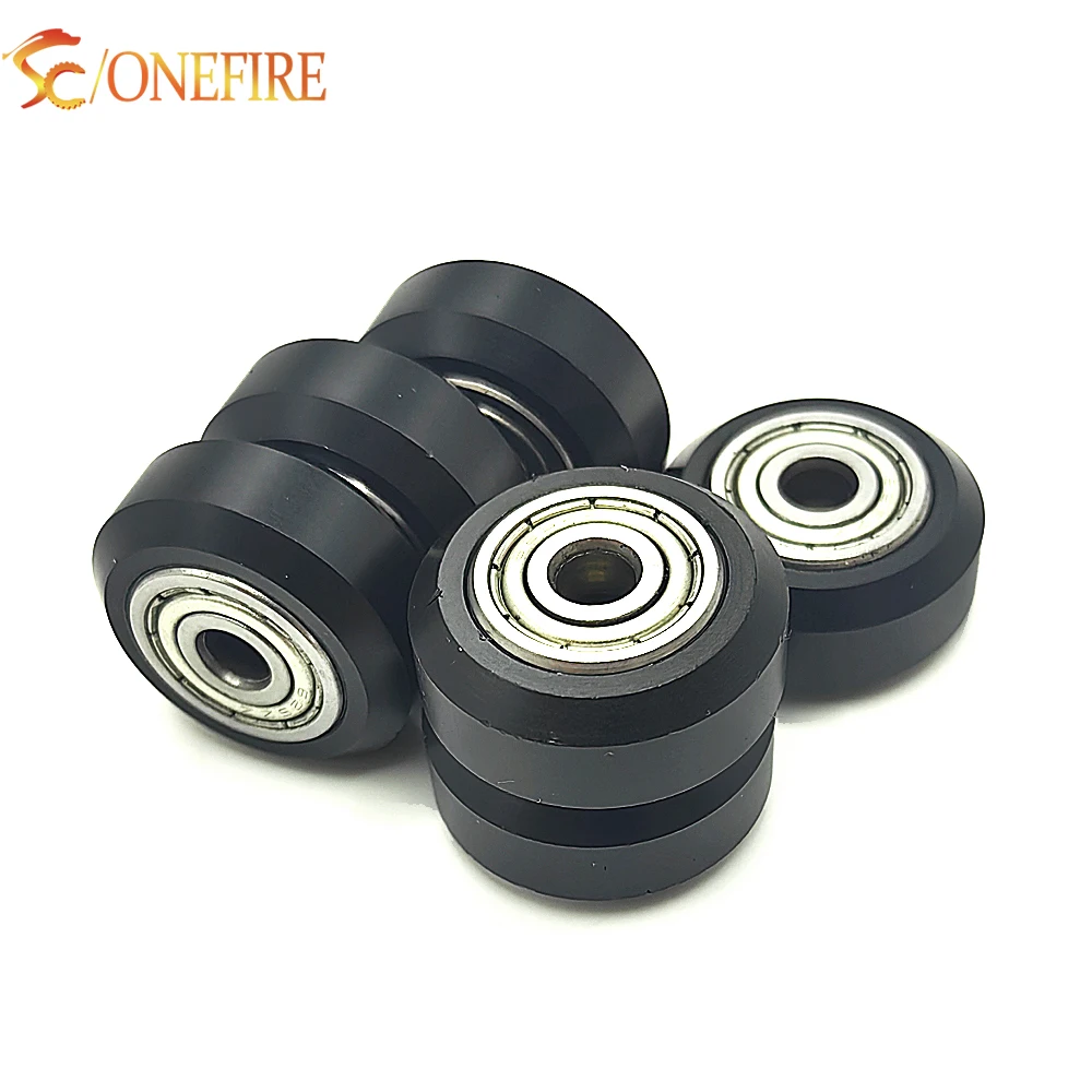 625zz Bearing 3d Printer 625zz without slot Pulley POM Wheel Round Plastic Pulley Linear Bearing Perlin for Ender 3