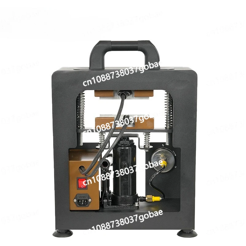 Manual jack hydraulic double heating press ironing machine touch screen glass liquid crystal viscose small hot press